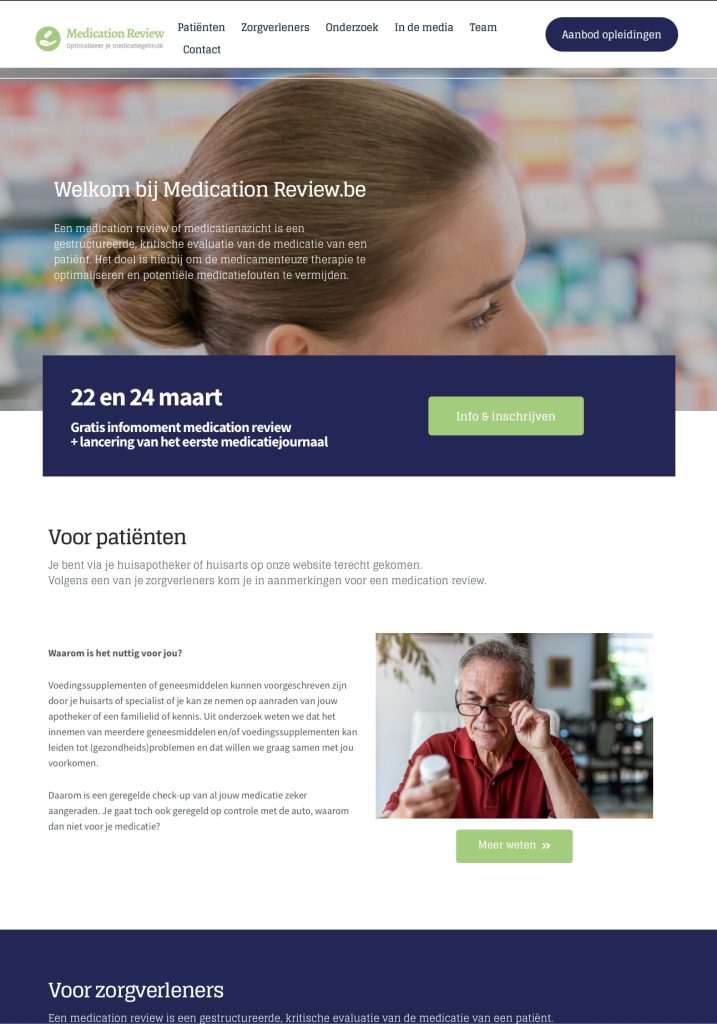 website preview medicationreview.be